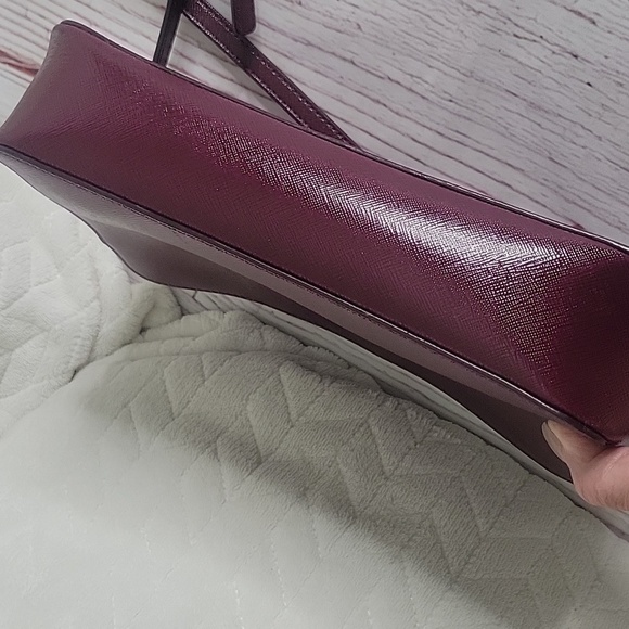 Michael Kors Women's Burgundy Crossbody Bag - Picture 6 of 8